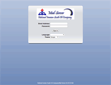 Tablet Screenshot of mail.nisoc.ir